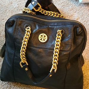 Tory Birch Black Leather Handbag